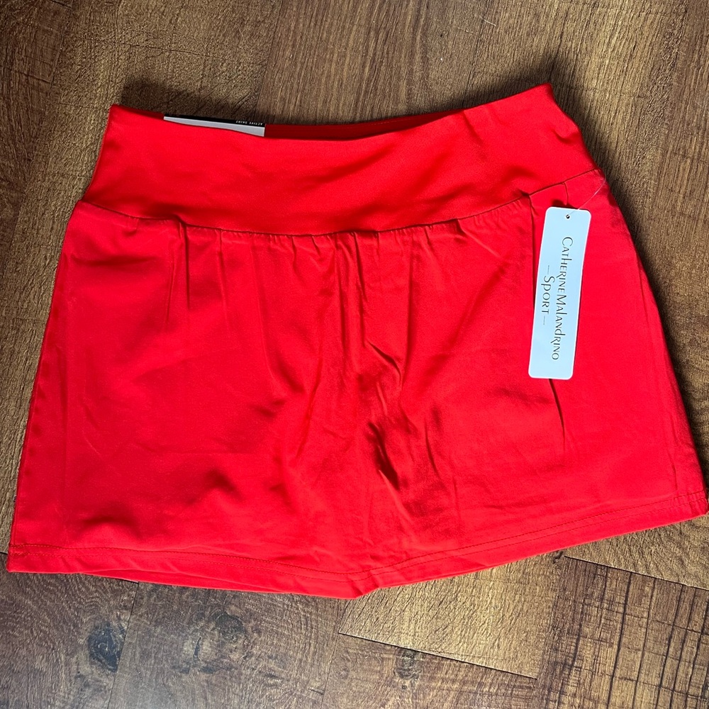 Catherine Malandrino Red Skort